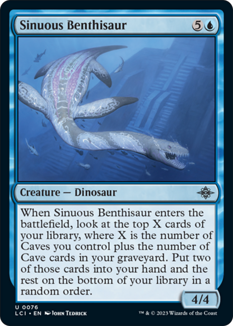 Sinuous Benthisaur [The Lost Caverns of Ixalan] | Event Horizon Hobbies CA