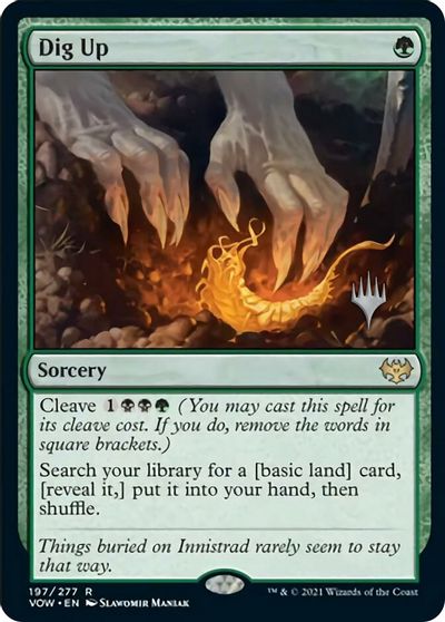 Dig Up (Promo Pack) [Innistrad: Crimson Vow Promos] | Event Horizon Hobbies CA