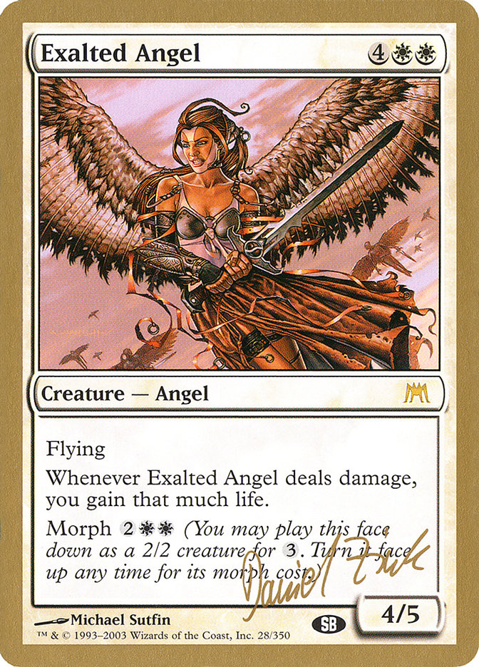 Exalted Angel (Daniel Zink) (SB) [World Championship Decks 2003] | Event Horizon Hobbies CA