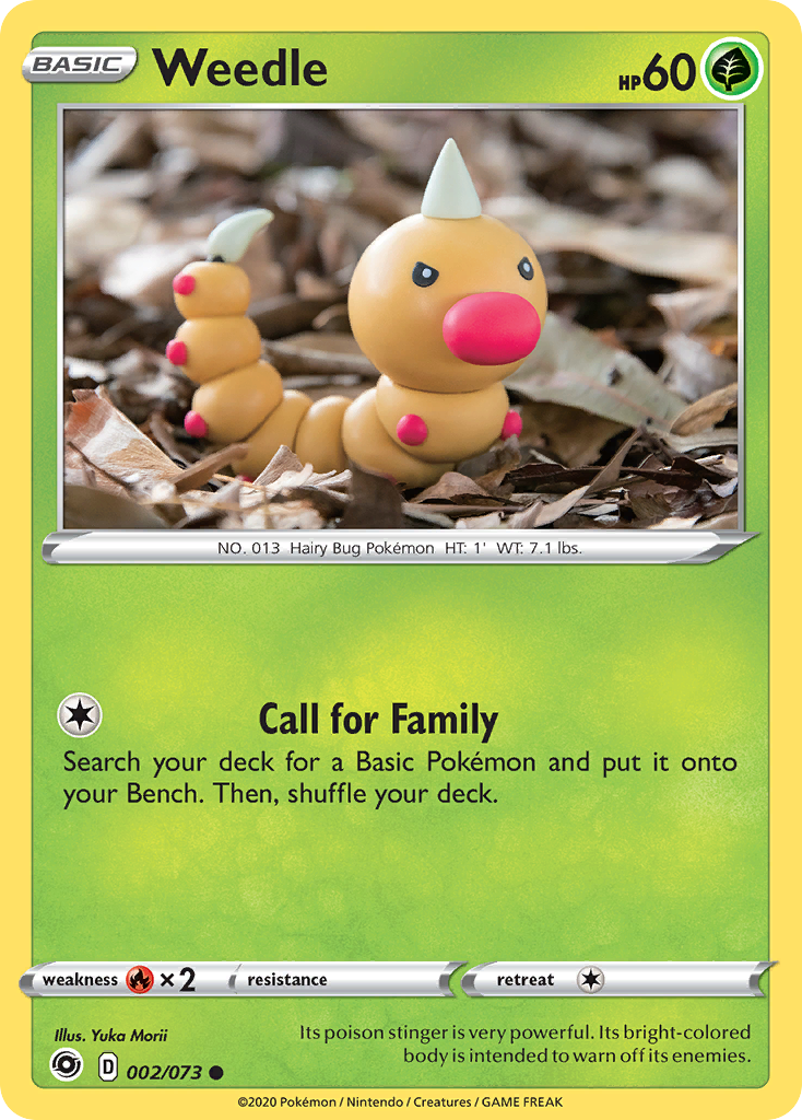 Weedle (002/073) [Sword & Shield: Champion's Path] | Event Horizon Hobbies CA