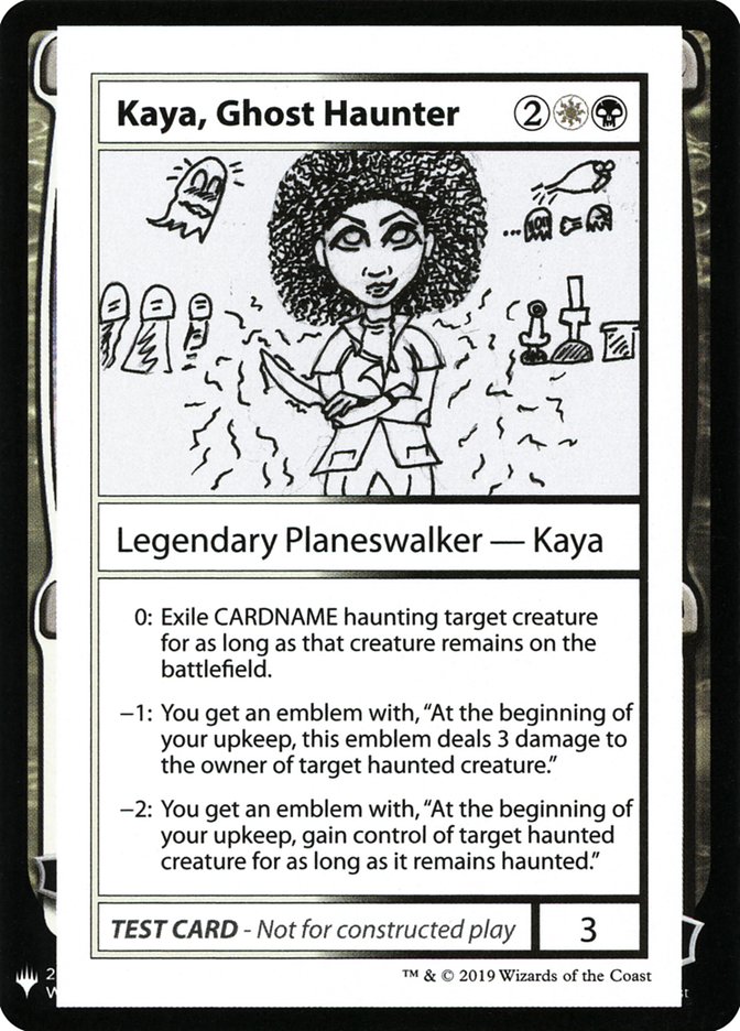 Kaya, Ghost Haunter [Mystery Booster Playtest Cards] | Event Horizon Hobbies CA