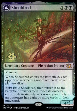 Sheoldred // The True Scriptures [March of the Machine Prerelease Promos] | Event Horizon Hobbies CA