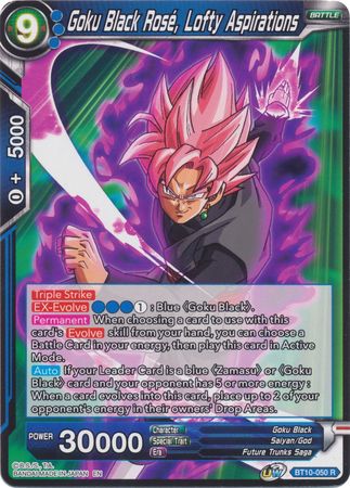 Goku Black Rose, Lofty Aspirations (BT10-050) [Rise of the Unison Warrior 2nd Edition] | Event Horizon Hobbies CA