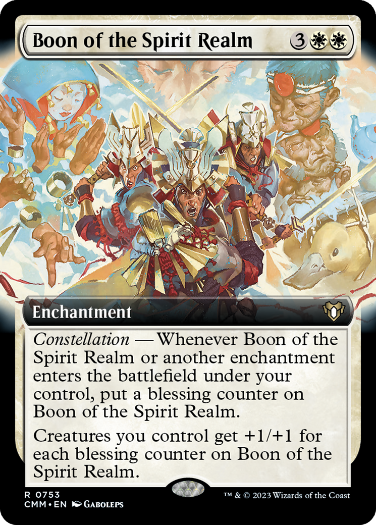 Boon of the Spirit Realm (Extended Art) [Commander Masters] | Event Horizon Hobbies CA