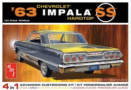 Model Kits - AMT - '63 Chevy Impala SS Hardtop 1/25 | Event Horizon Hobbies CA