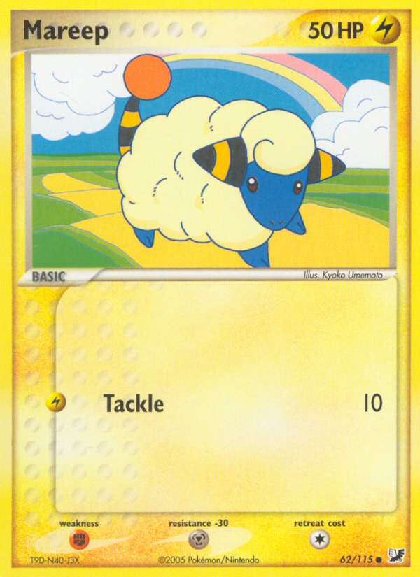 Mareep (62/115) [EX: Unseen Forces] | Event Horizon Hobbies CA