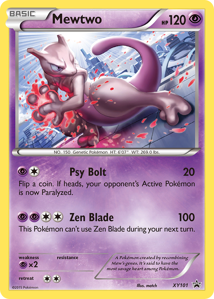 Mewtwo (XY101) [XY: Black Star Promos] | Event Horizon Hobbies CA