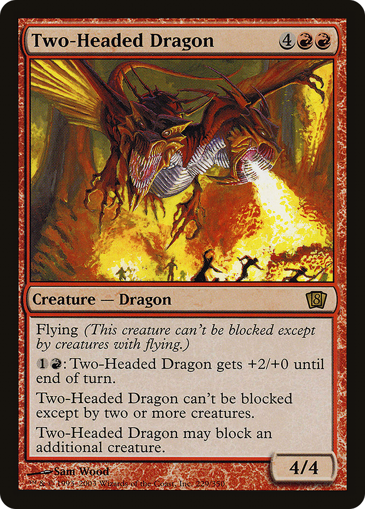 Two-Headed Dragon (E3 2003) [Oversize Cards] | Event Horizon Hobbies CA