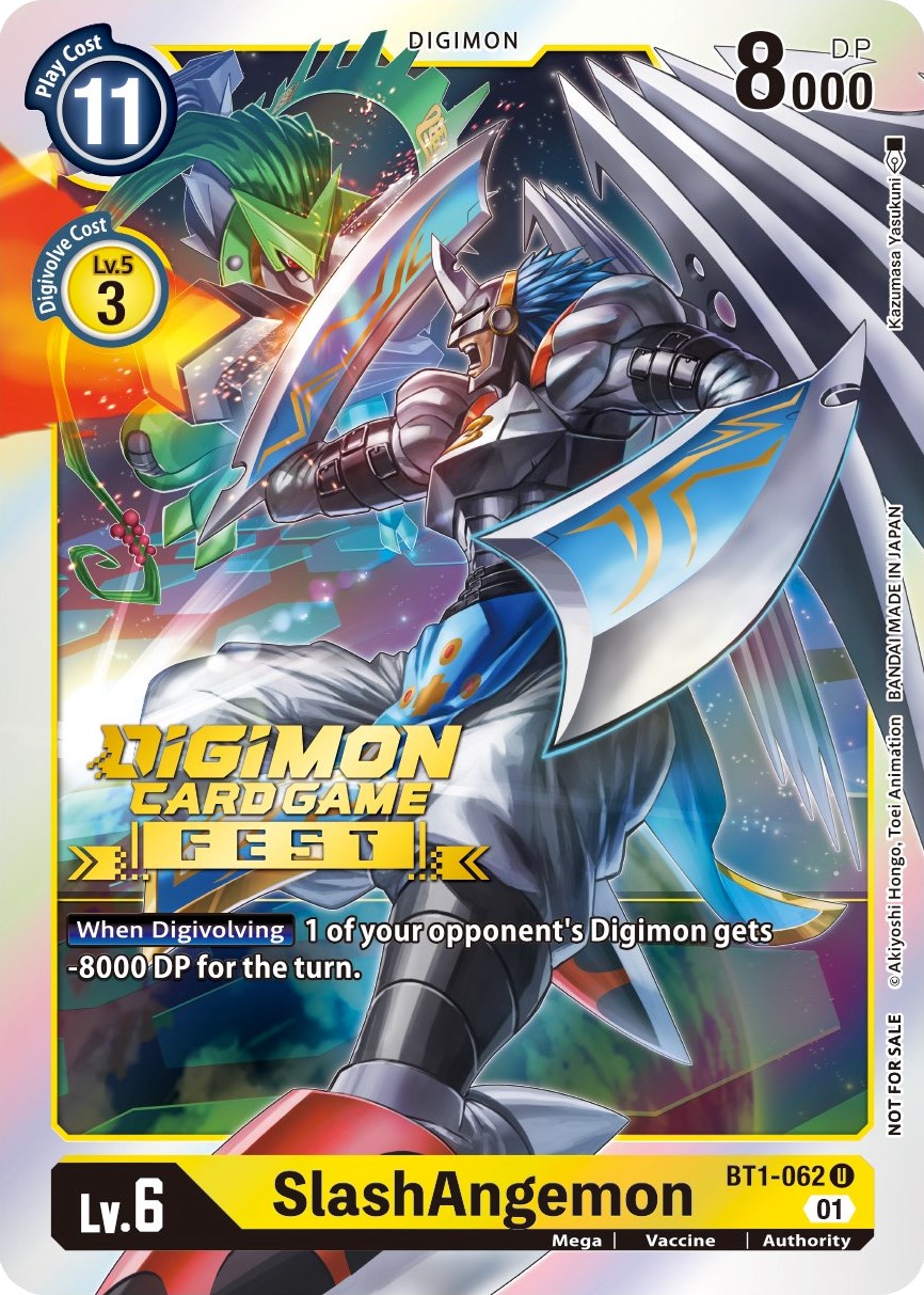 SlashAngemon [BT1-062] (Digimon Card Game Fest 2022) [Release Special Booster Promos] | Event Horizon Hobbies CA