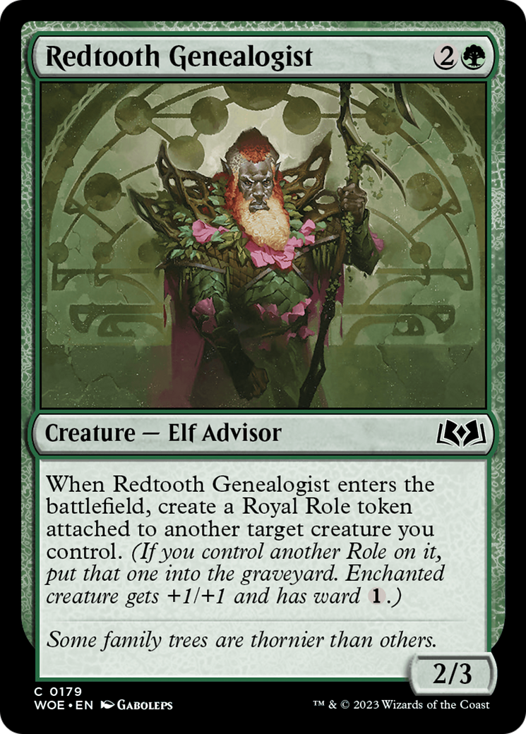 Redtooth Genealogist [Wilds of Eldraine] | Event Horizon Hobbies CA