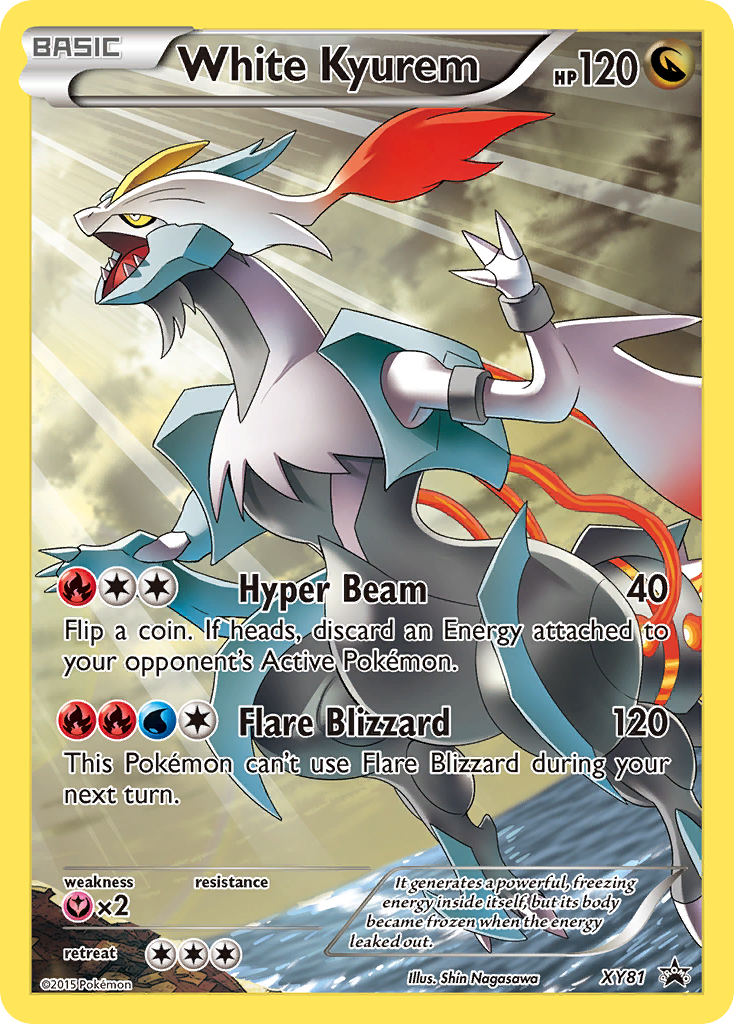 White Kyurem (XY81) (Full Art Promo) [XY: Black Star Promos] | Event Horizon Hobbies CA