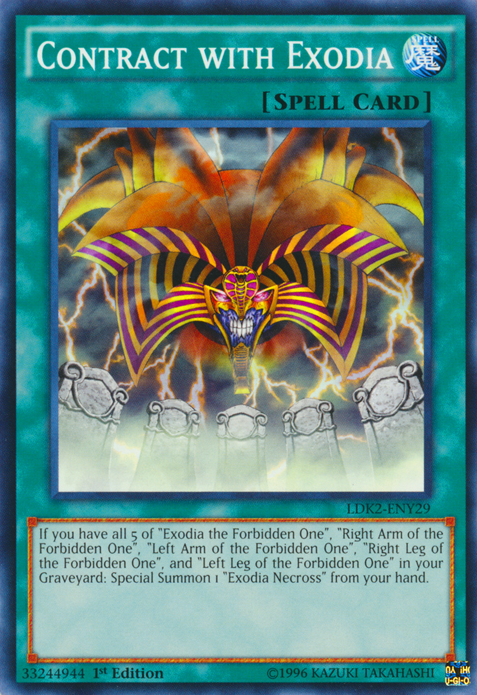 Contract with Exodia [LDK2-ENY29] Common | Event Horizon Hobbies CA