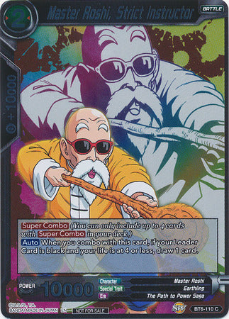 Master Roshi, Strict Instructor (Event Pack 4) (BT6-110) [Promotion Cards] | Event Horizon Hobbies CA