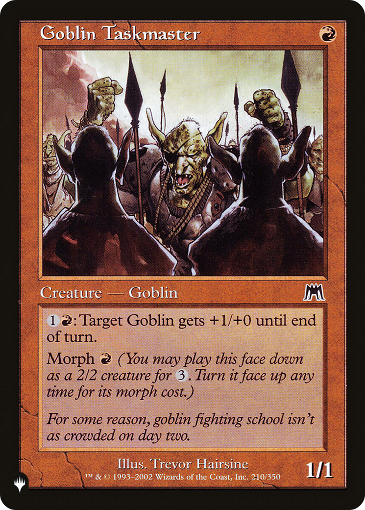 Goblin Taskmaster [The List]