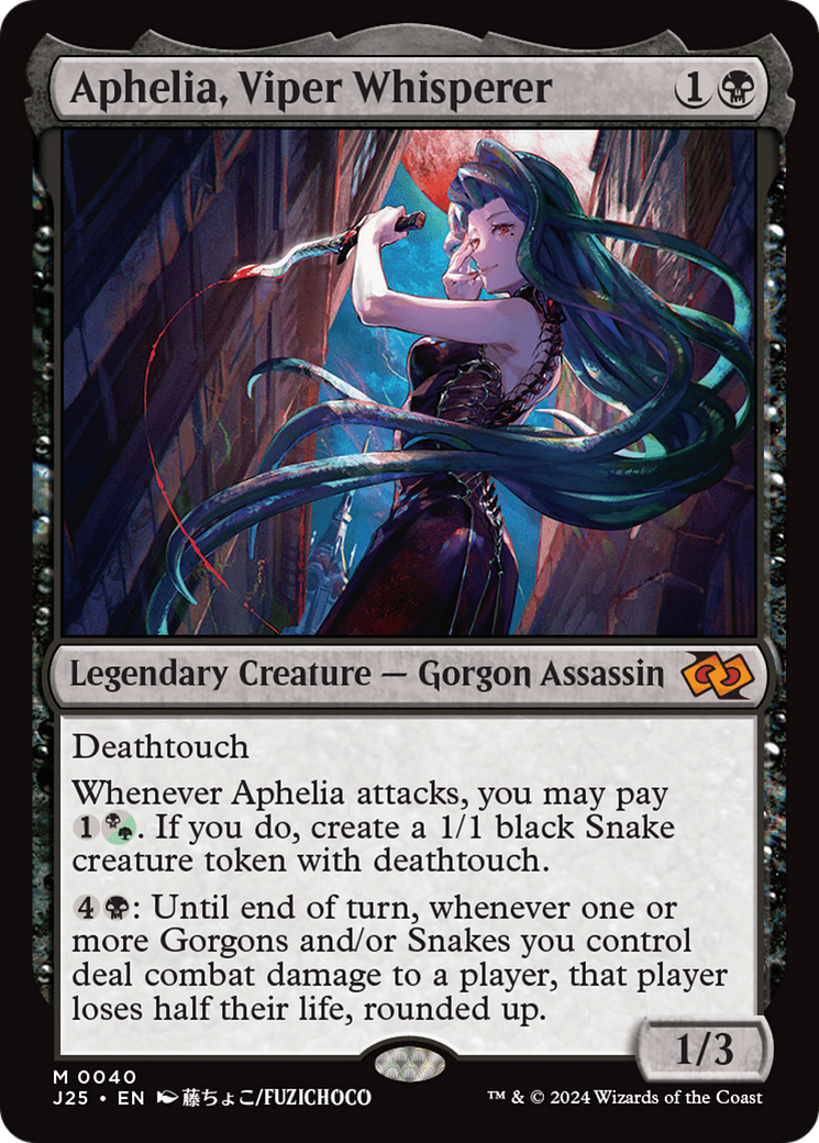 Aphelia, Viper Whisperer (Anime) [Foundations Jumpstart] | Event Horizon Hobbies CA