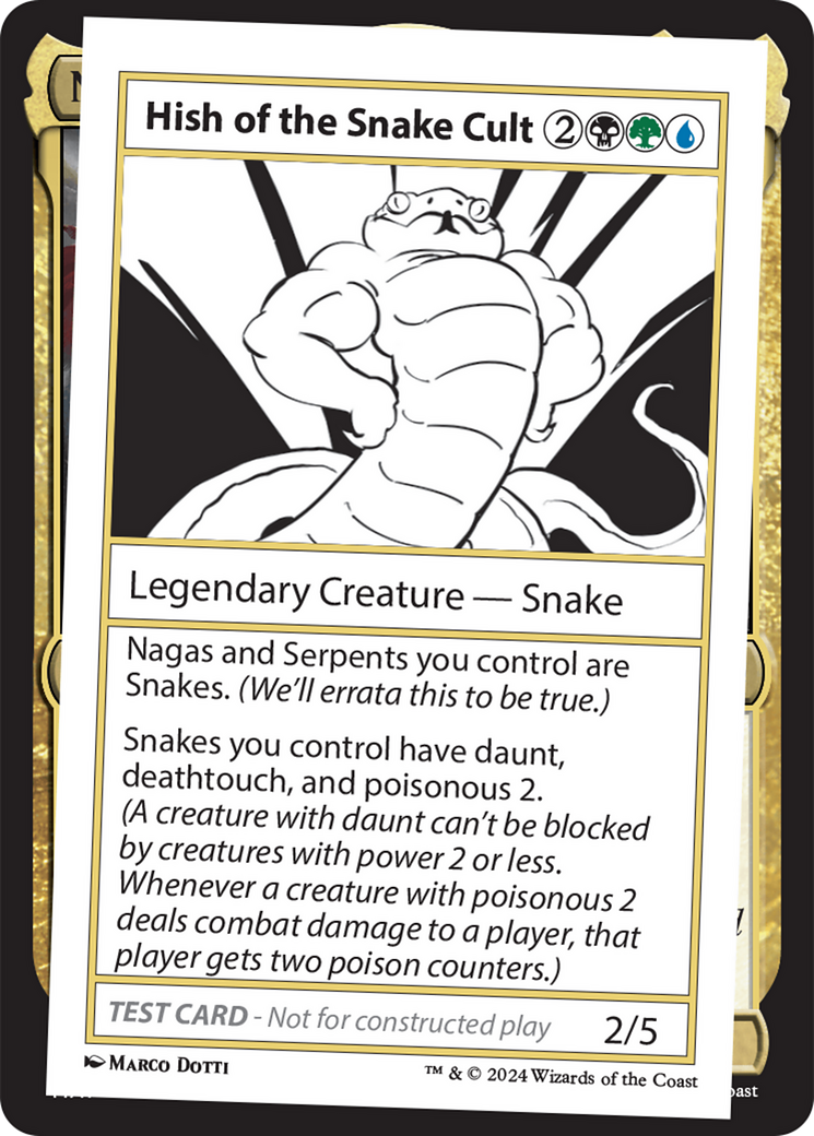 Hish of the Snake Cult [Mystery Booster 2 Playtest Cards] | Event Horizon Hobbies CA