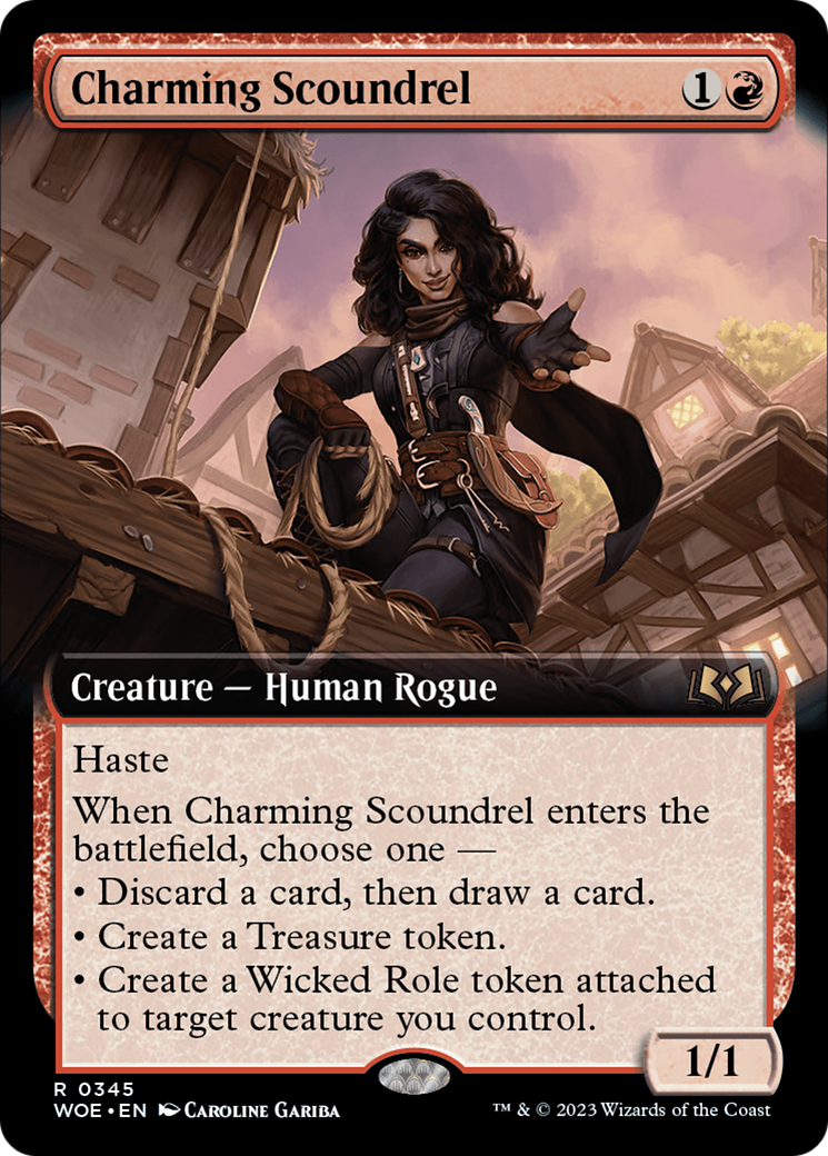 Charming Scoundrel (Extended Art) [Wilds of Eldraine] | Event Horizon Hobbies CA