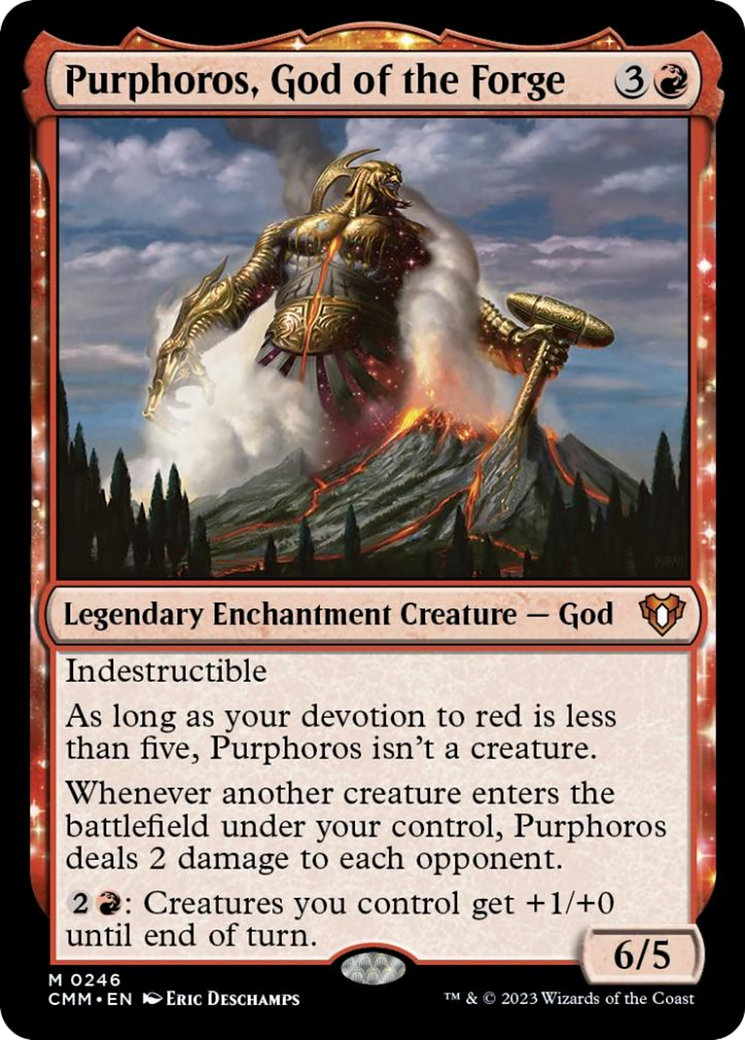 Purphoros, God of the Forge [Commander Masters] | Event Horizon Hobbies CA