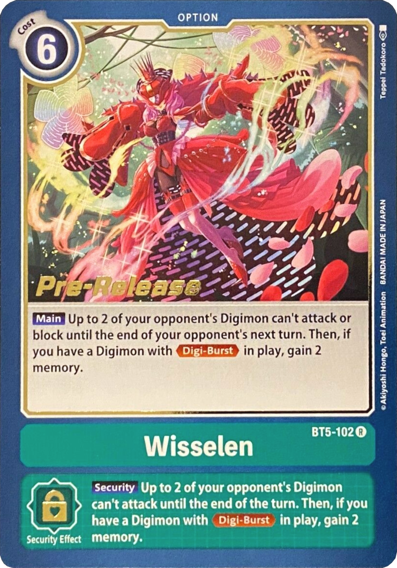 Wisselen [BT5-102] [Battle of Omni Pre-Release Promos] | Event Horizon Hobbies CA