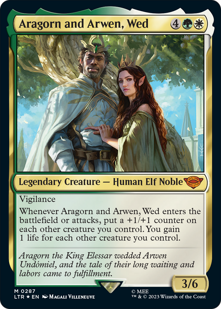 Aragorn and Arwen, Wed [The Lord of the Rings: Tales of Middle-Earth] | Event Horizon Hobbies CA