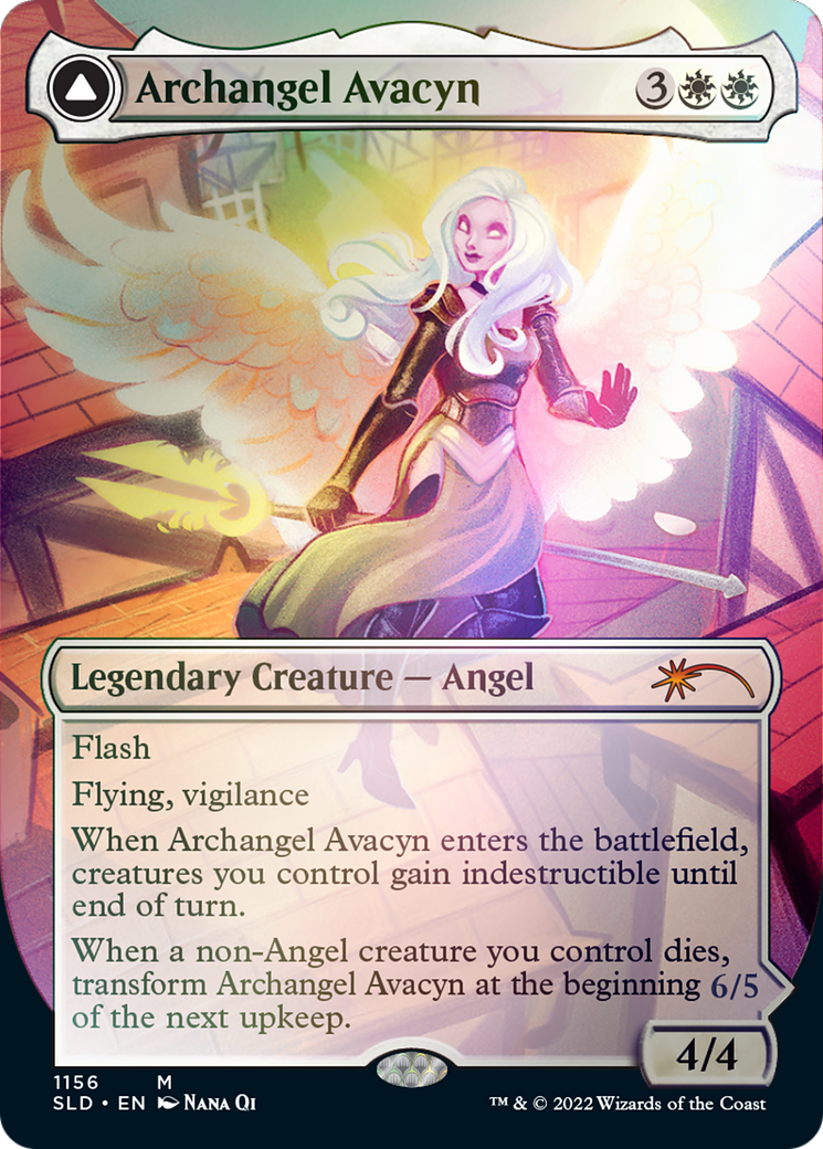 Archangel Avacyn // Avacyn, the Purifier (Borderless) [Secret Lair: From Cute to Brute] | Event Horizon Hobbies CA