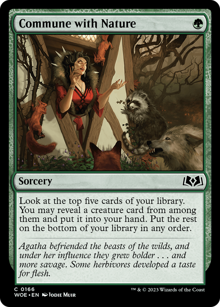 Commune with Nature [Wilds of Eldraine] | Event Horizon Hobbies CA