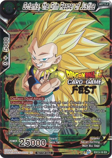 Gotenks, the Grim Reaper of Justice (Card Game Fest 2022) (EX13-16) [Tournament Promotion Cards] | Event Horizon Hobbies CA