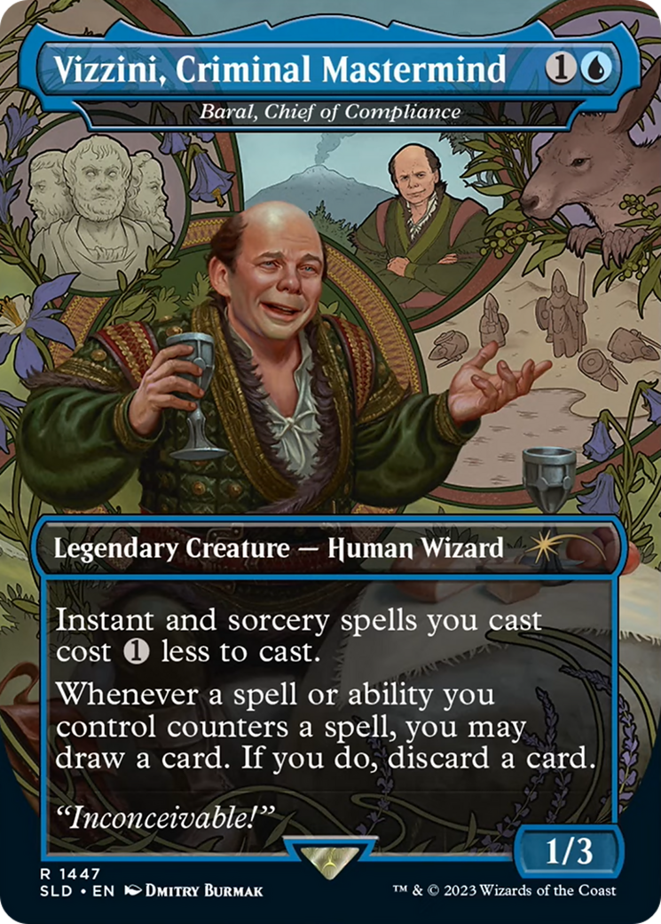 Vizzini, Criminal Mastermind - Baral, Chief of Compliance [Secret Lair Drop Series] | Event Horizon Hobbies CA