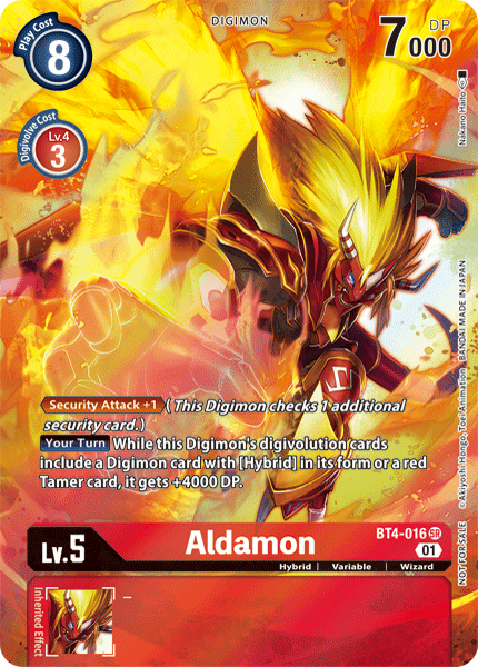 Aldamon [BT4-016] (1-Year Anniversary Box Topper) [Promotional Cards] | Event Horizon Hobbies CA