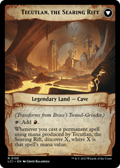 Brass's Tunnel-Grinder // Tecutlan, the Searing Rift [The Lost Caverns of Ixalan Prerelease Cards] | Event Horizon Hobbies CA