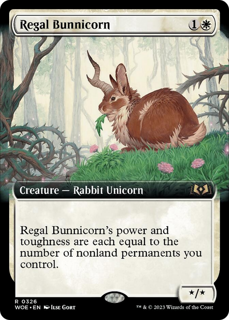 Regal Bunnicorn (Extended Art) [Wilds of Eldraine] | Event Horizon Hobbies CA