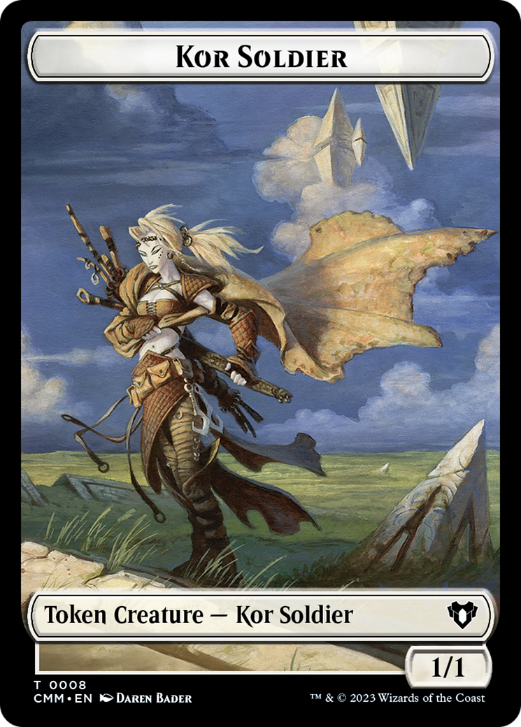 Kor Soldier Token [Commander Masters Tokens] | Event Horizon Hobbies CA