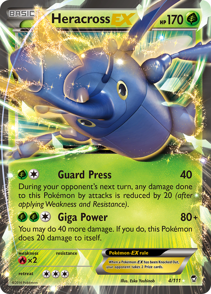 Heracross EX (4/111) [XY: Furious Fists] | Event Horizon Hobbies CA