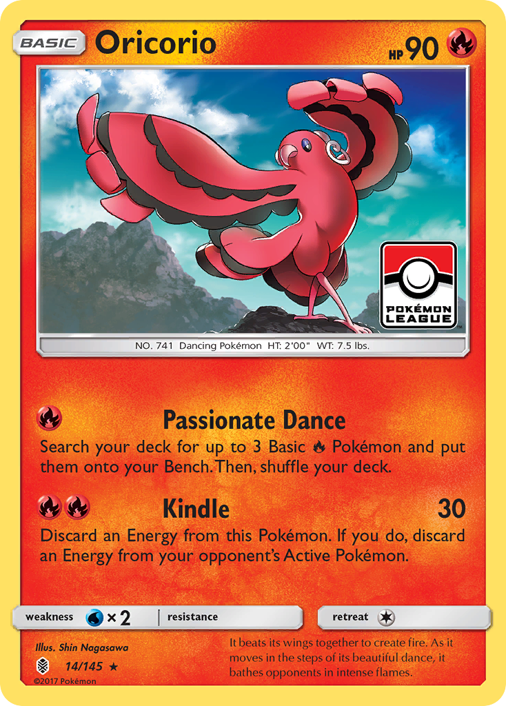 Oricorio (14/145) [Sun & Moon: Guardians Rising] | Event Horizon Hobbies CA