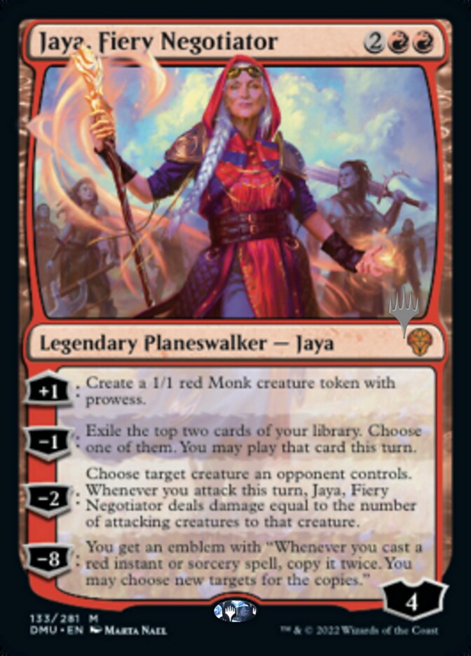 Jaya, Fiery Negotiator (Promo Pack) [Dominaria United Promos] | Event Horizon Hobbies CA