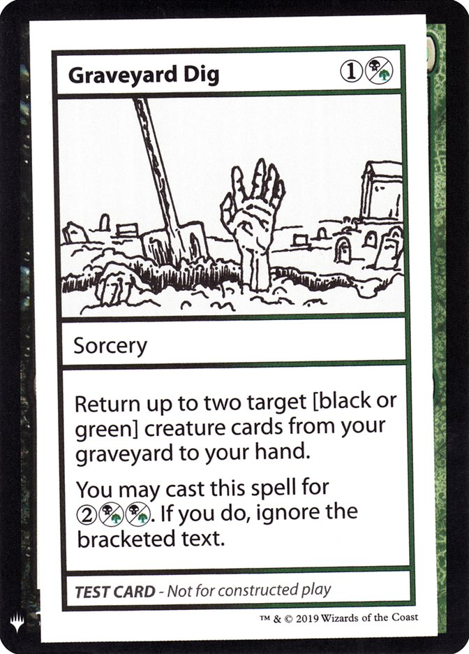 Graveyard Dig [Mystery Booster Playtest Cards] | Event Horizon Hobbies CA