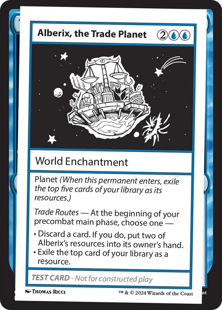 Alberix, the Trade Planet [Mystery Booster 2 Playtest Cards] | Event Horizon Hobbies CA