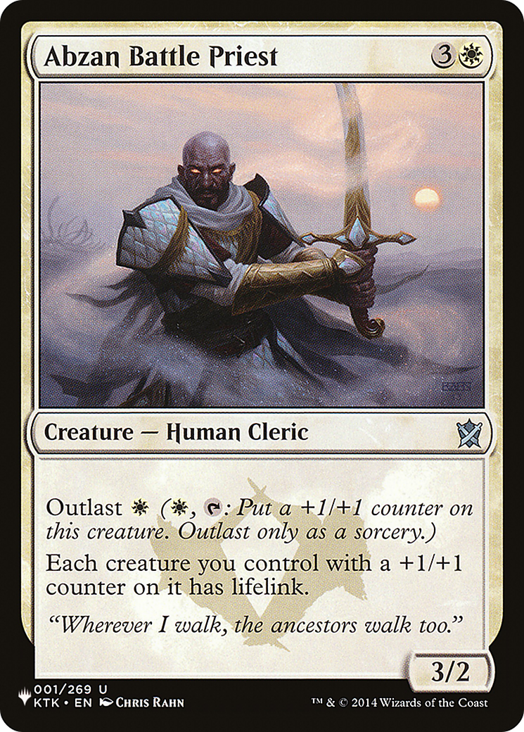 Abzan Battle Priest [The List] | Event Horizon Hobbies CA