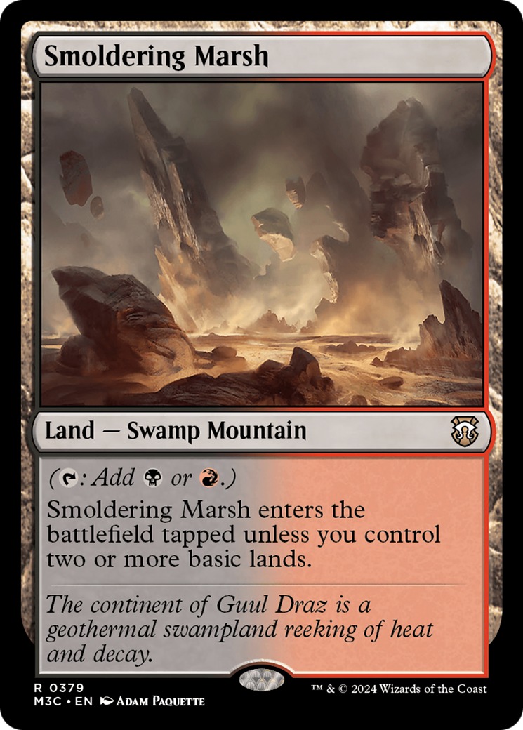 Smoldering Marsh [Modern Horizons 3 Commander] | Event Horizon Hobbies CA