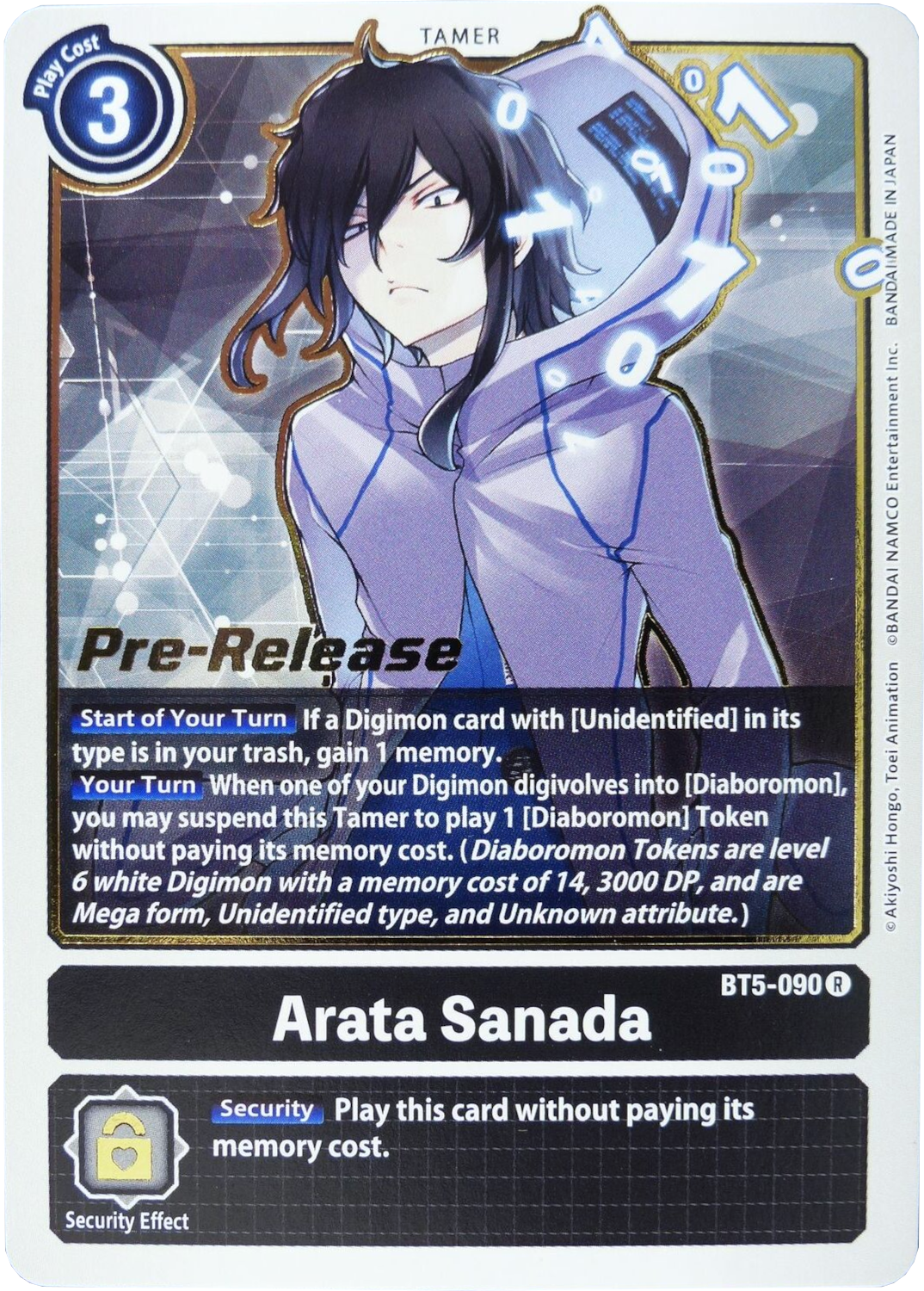 Arata Sanada [BT5-090] [Battle of Omni Pre-Release Promos] | Event Horizon Hobbies CA