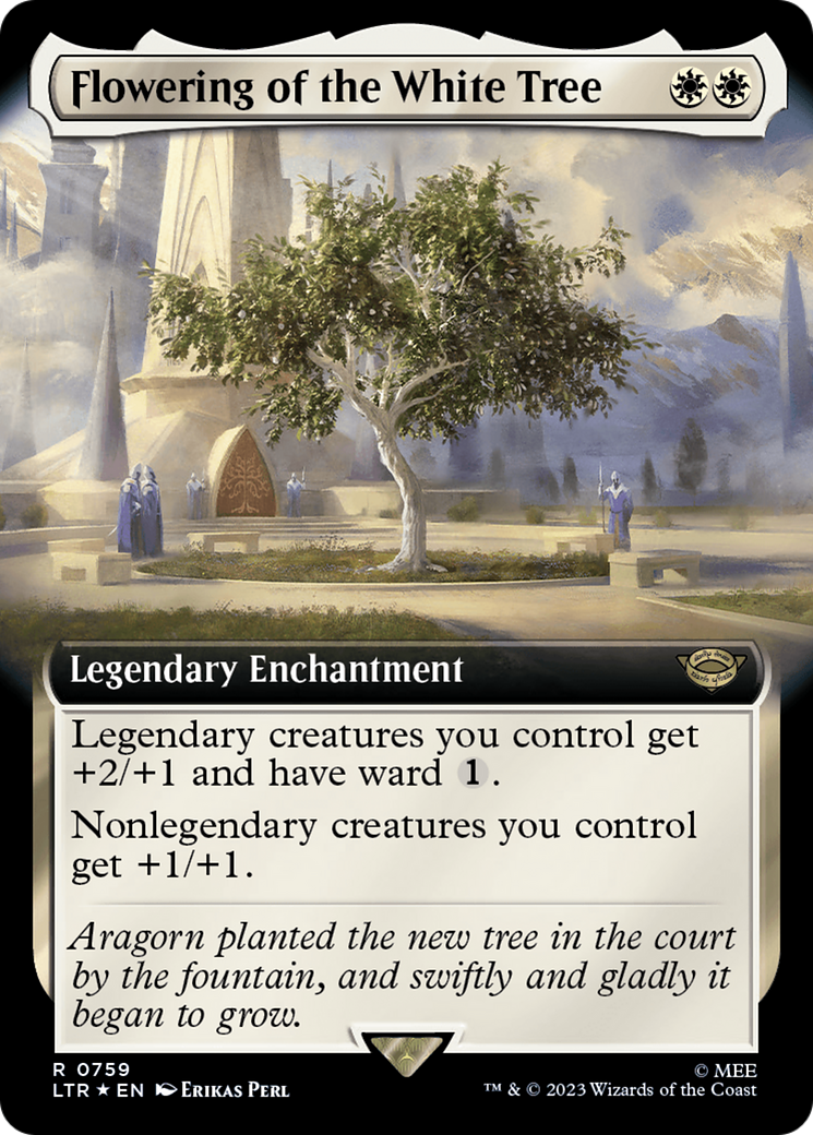 Flowering of the White Tree (Extended Art) (Surge Foil) [The Lord of the Rings: Tales of Middle-Earth] | Event Horizon Hobbies CA