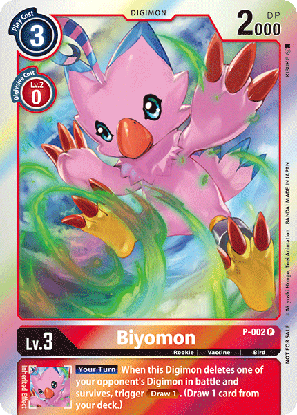 Biyomon [P-002] [Promotional Cards] | Event Horizon Hobbies CA