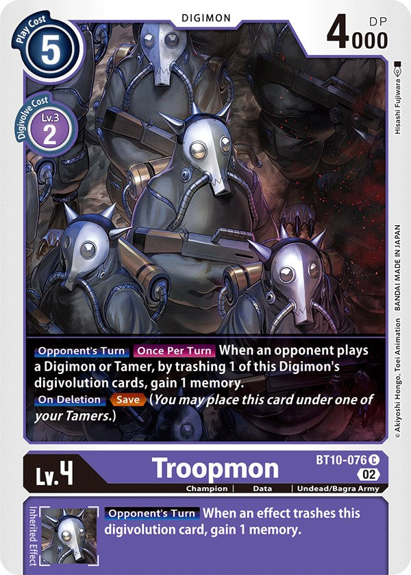 Troopmon [BT10-076] [Xros Encounter] | Event Horizon Hobbies CA