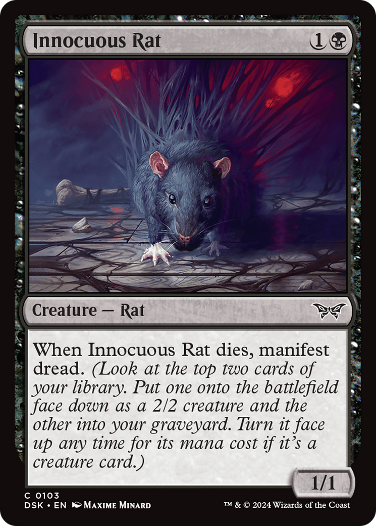 Innocuous Rat [Duskmourn: House of Horror] | Event Horizon Hobbies CA