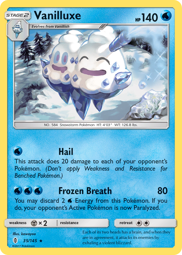 Vanilluxe (35/145) [Sun & Moon: Guardians Rising] | Event Horizon Hobbies CA