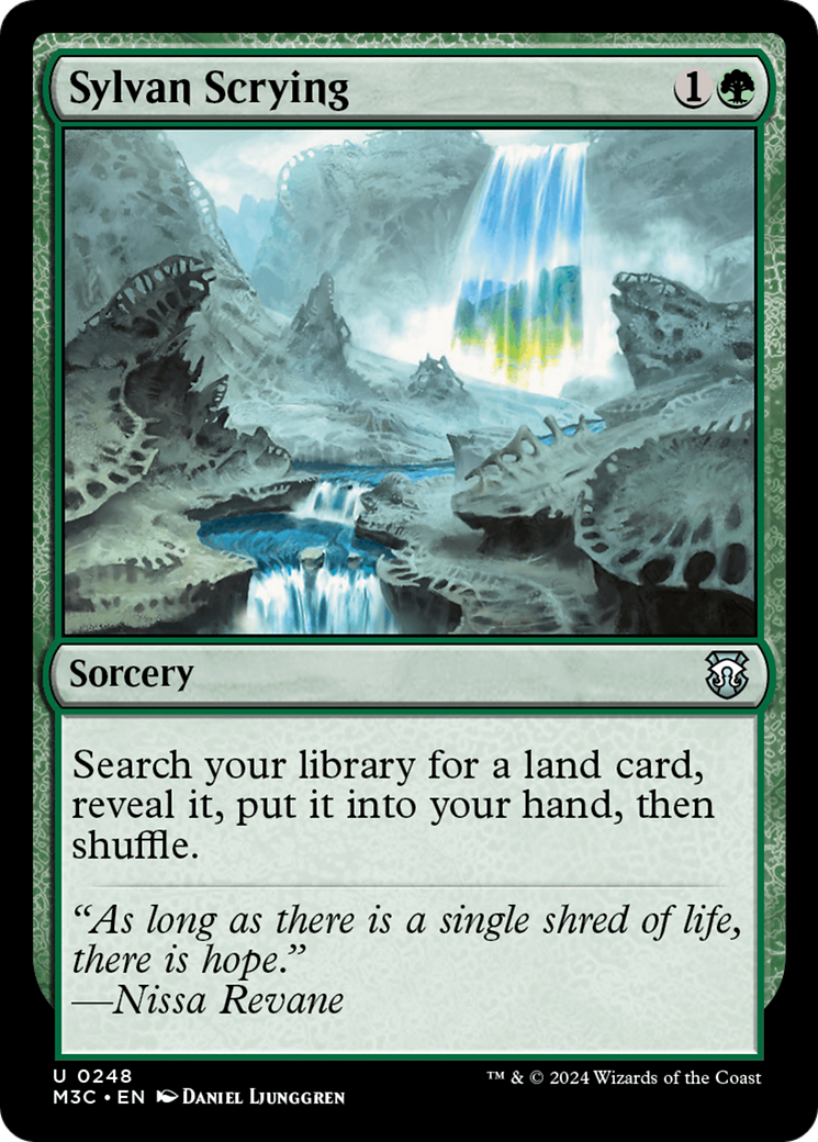 Sylvan Scrying (Ripple Foil) [Modern Horizons 3 Commander] | Event Horizon Hobbies CA