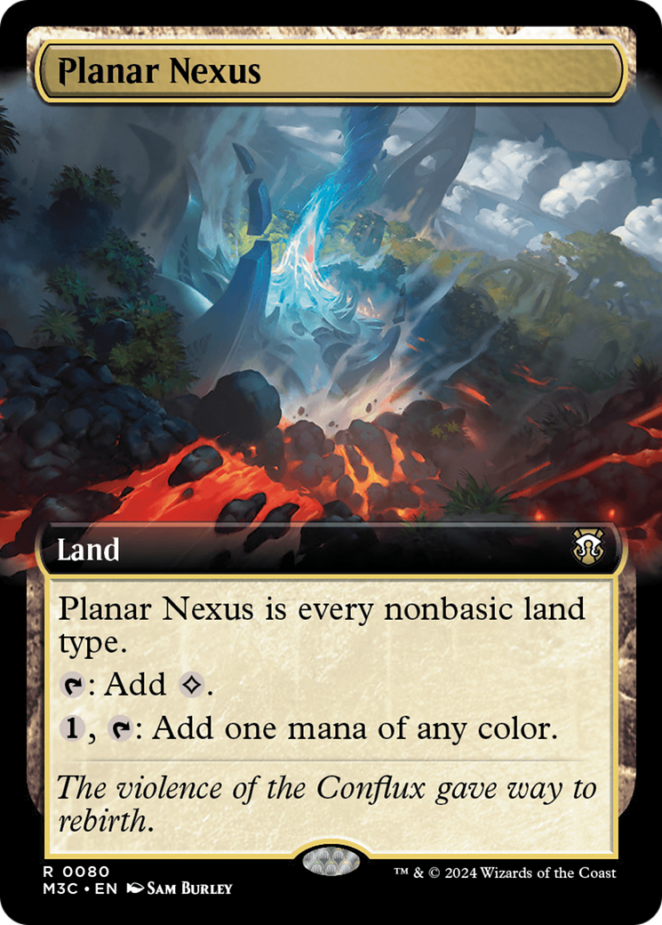 Planar Nexus (Extended Art) (Ripple Foil) [Modern Horizons 3 Commander] | Event Horizon Hobbies CA