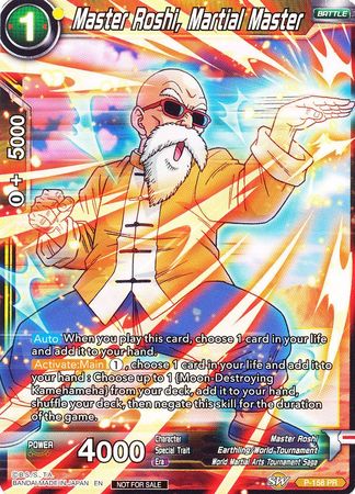 Master Roshi, Martial Master (Power Booster: World Martial Arts Tournament) (P-158) [Promotion Cards] | Event Horizon Hobbies CA