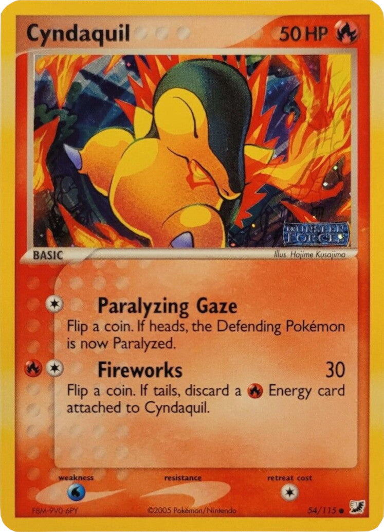 Cyndaquil (54/115) (Stamped) [EX: Unseen Forces] | Event Horizon Hobbies CA