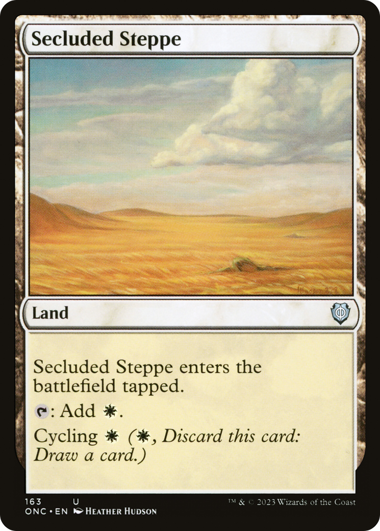 Secluded Steppe [Phyrexia: All Will Be One Commander] | Event Horizon Hobbies CA